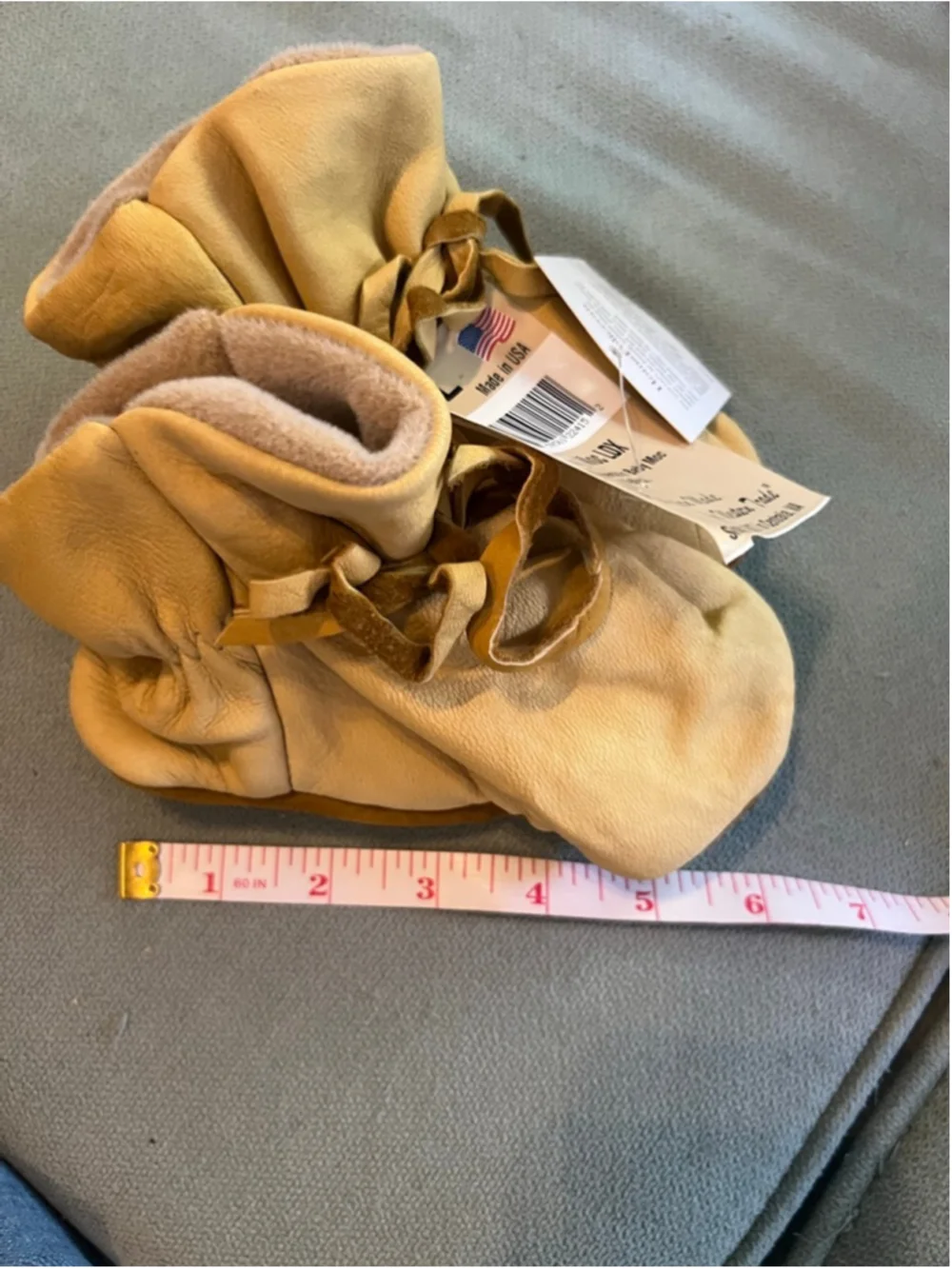 Baby Geier Glove Co. Moccasins Tan XL